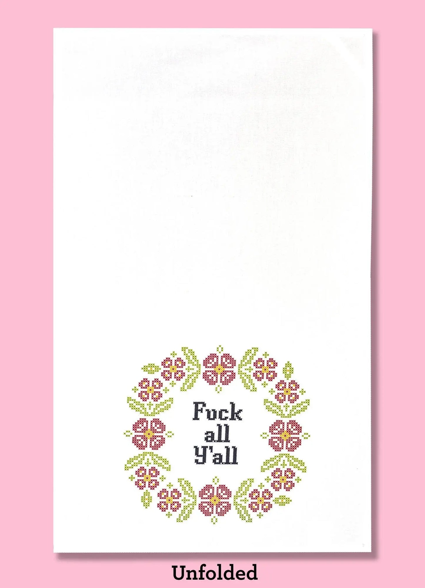 F All Y'all Dishtowel Bad Grandma Designs