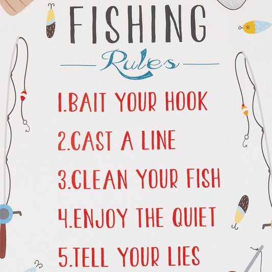 Fishing Rules Kitchen Towel Peking Handicraft