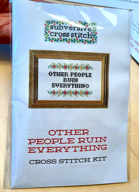 Ho Ho Ho Subversive Cross Stitch