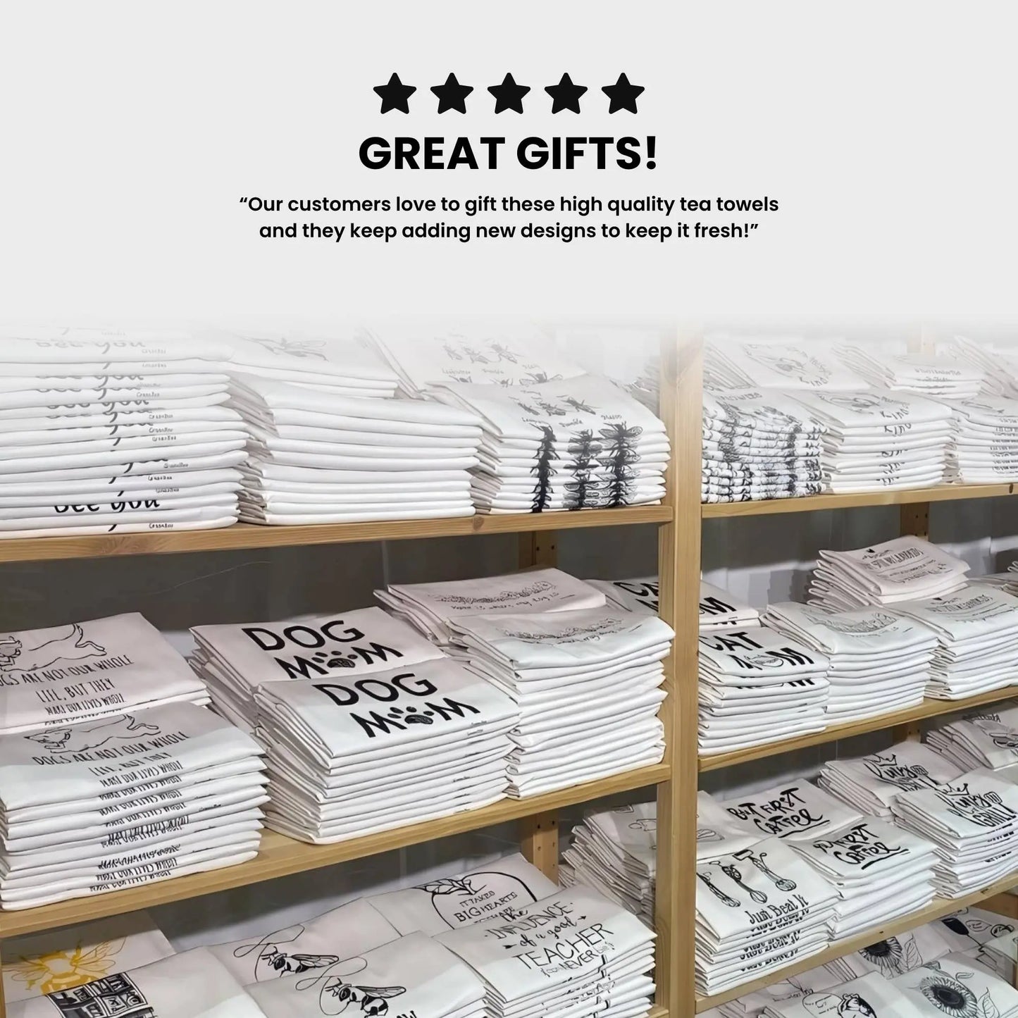 Friends Till Old Senile | Tea Towels | Funny Dish Towels Green Bee Tea Towels