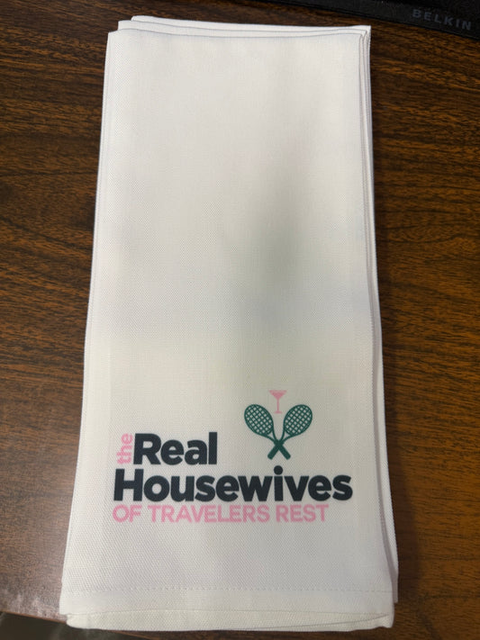 Kitchen Towel - Real Housewives Tennis -Custom Name Availabe Toss Designs