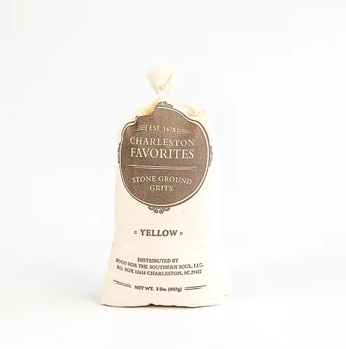Charleston Favorites Yellow Stone Ground Grits (2 lbs) Charleston Favorites, Food For The Southern Soul, BlackJack