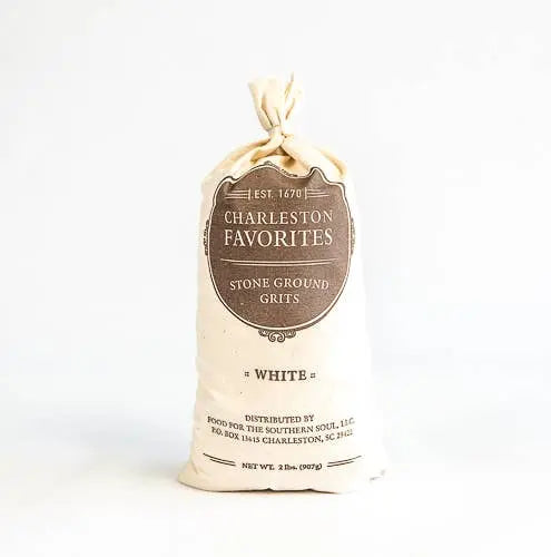 Charleston Favorites White Stone Ground Grits (2 lbs) Charleston Favorites, Food For The Southern Soul, BlackJack