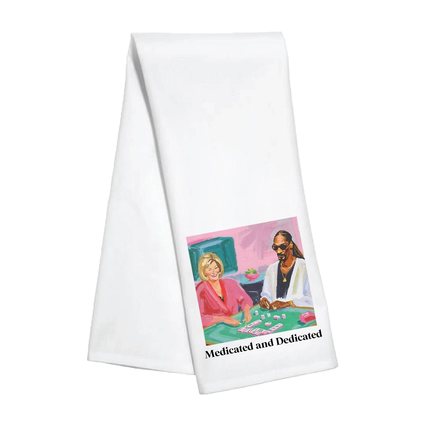 Kitchen Towel - Snoop and Martha Mahjong Toss Designs