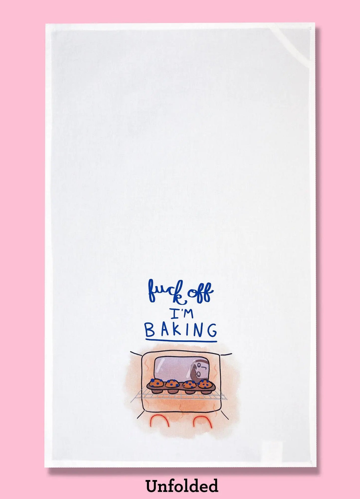 F Off, I'm Baking Dishtowel Bad Grandma Designs