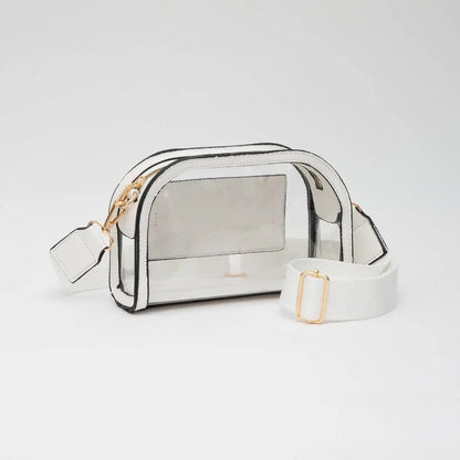 Game Day Stadium Clear Crossbody Bag Queens Designs