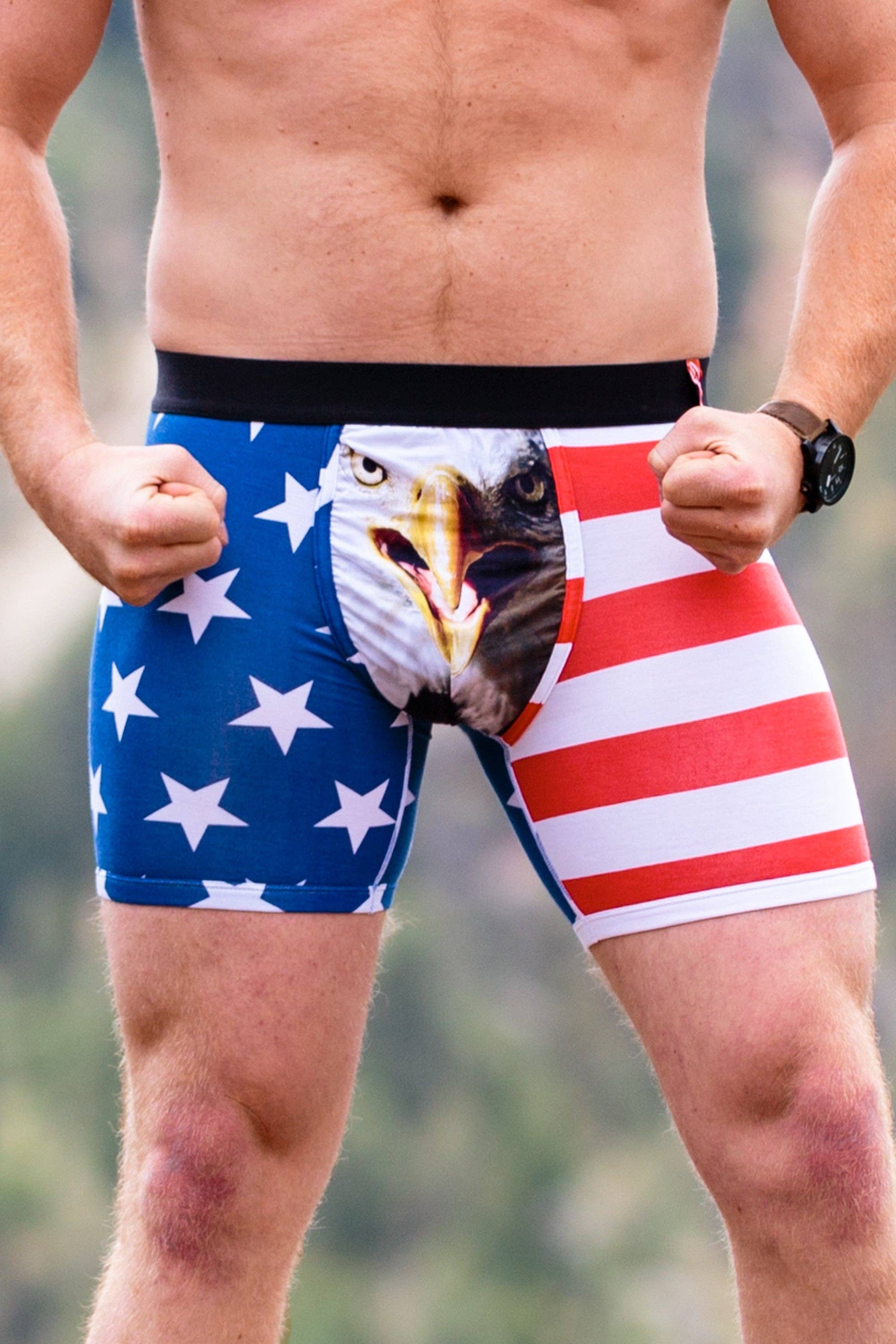 The Mascot | American Flag Ball Hammock® Pouch Underwear Shinesty, Inc
