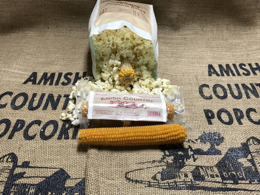 Yellow Popcorn Microwave Cobs Amish Country Popcorn