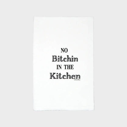 No Bitchin In Kitchen Towel | Tea Towels | Funny Dish Towels Green Bee Tea Towels