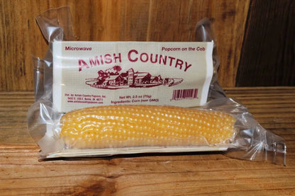 White Popcorn Microwave Cobs Amish Country Popcorn