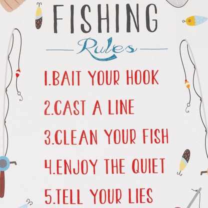 Fishing Rules Kitchen Towel Peking Handicraft