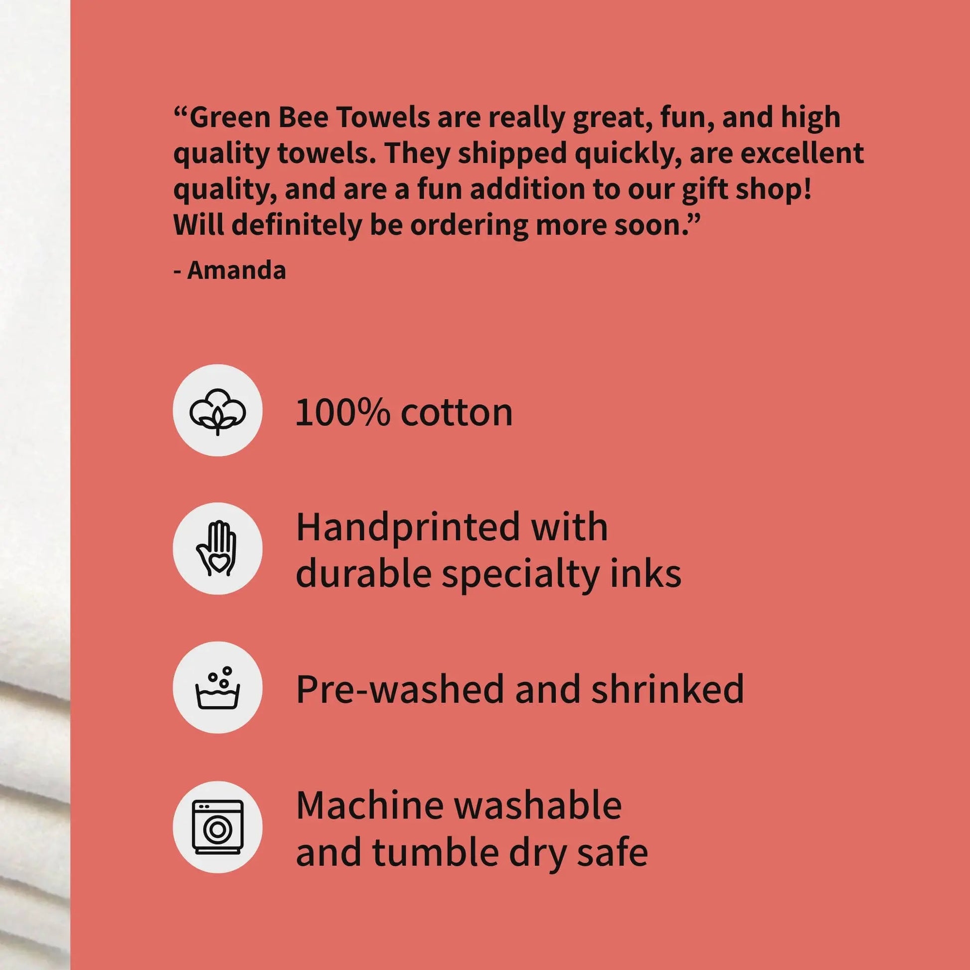 Christmas Cocktail Dish Towel | Tea Towels | Kitchen Towels Green Bee Tea Towels