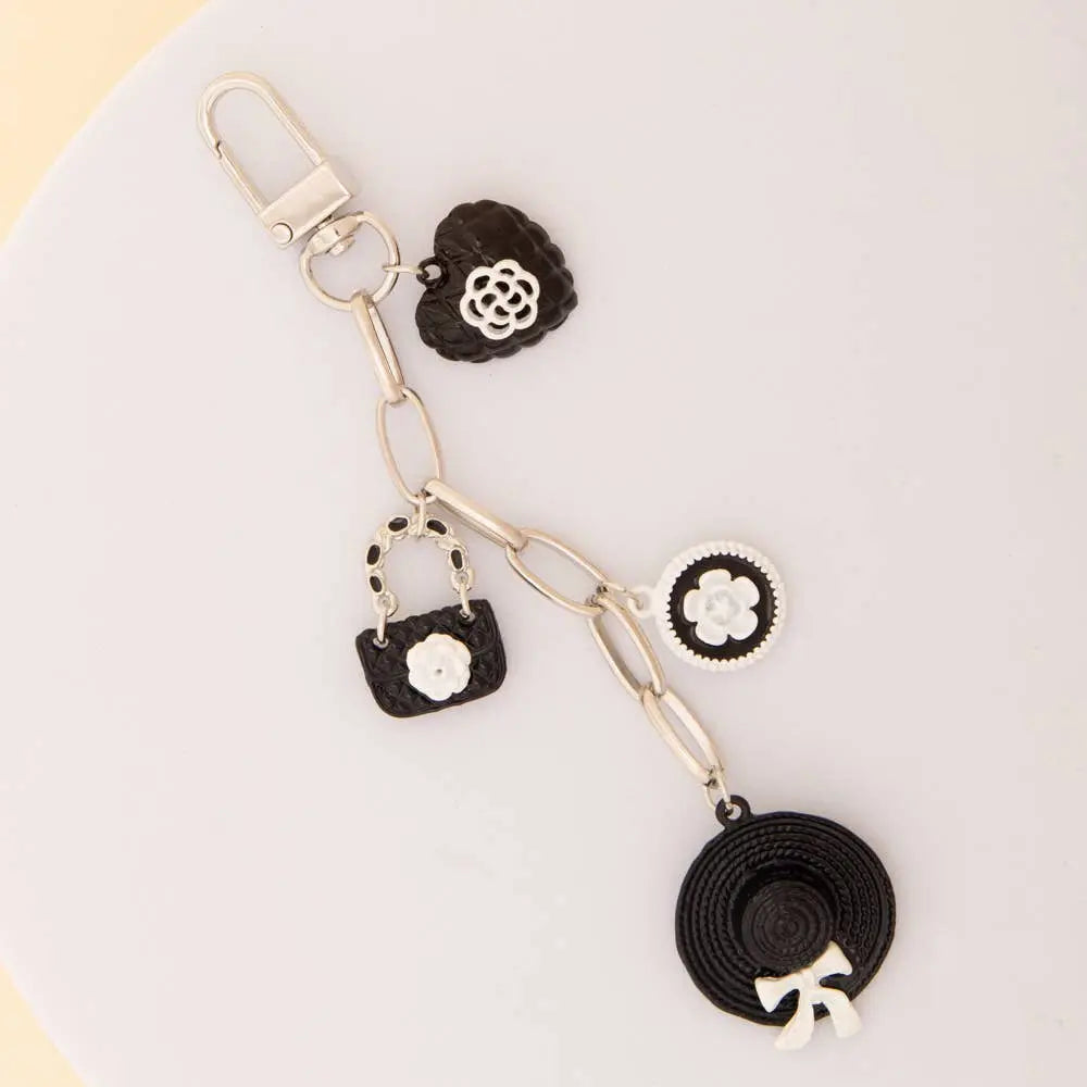 Fashionista Theme Bag Charm Keychain SP Sophia Collection