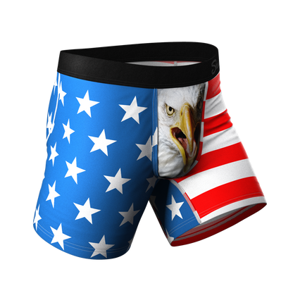 The Mascot | American Flag Ball Hammock® Pouch Underwear Shinesty, Inc