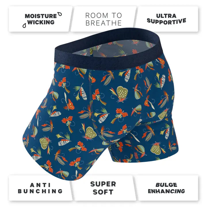 The Dry Fly | Fly Fishing Ball Hammock® Pouch Underwear with Fly Shinesty, Inc