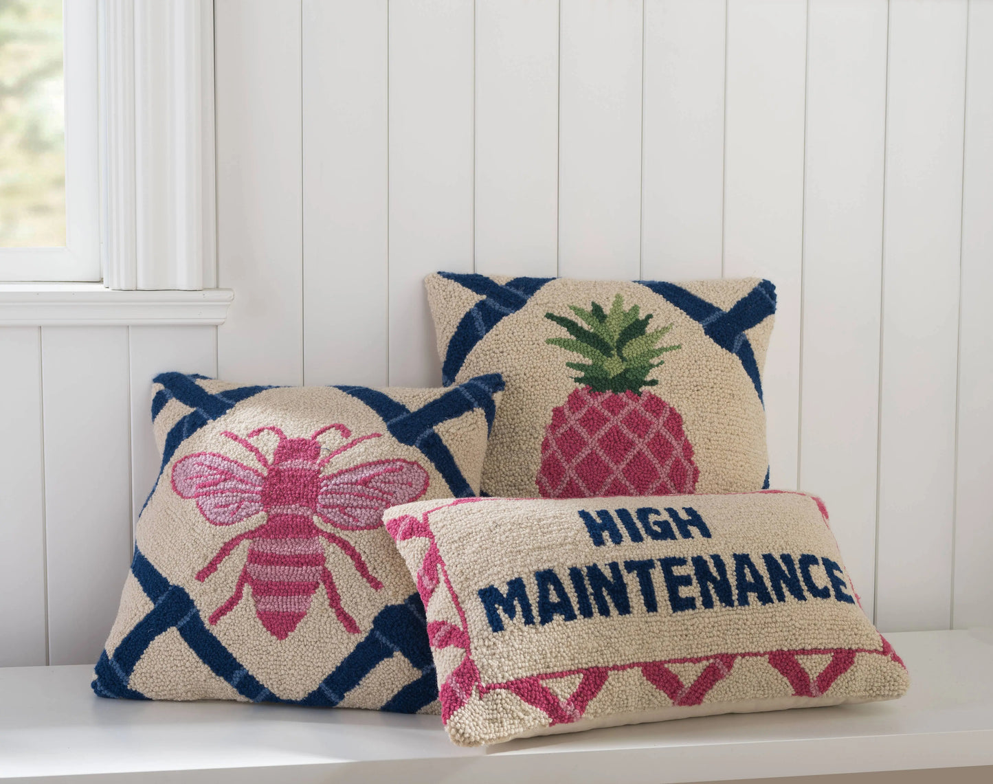 High Maintenance Hook Pillow Peking Handicraft