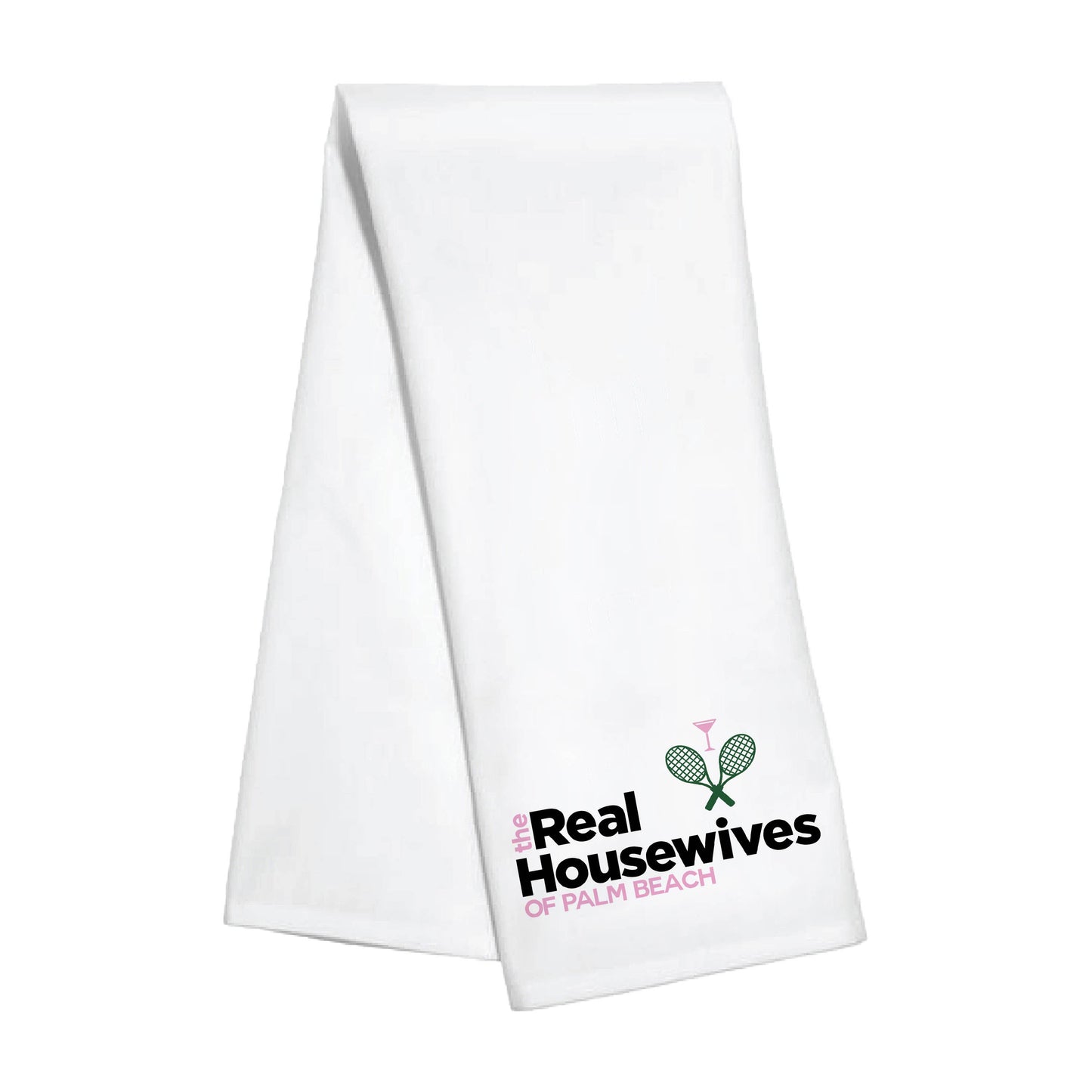 Kitchen Towel - Real Housewives Tennis -Custom Name Availabe Toss Designs