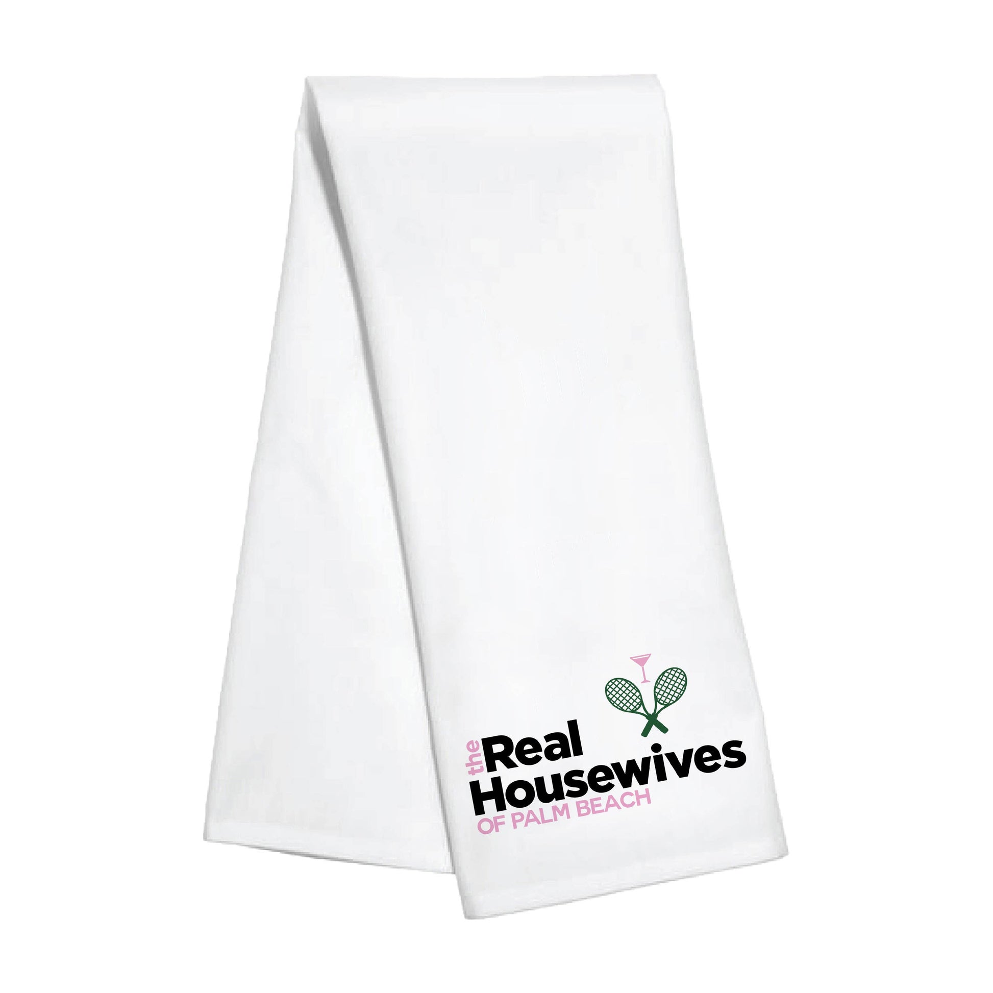 Kitchen Towel - Real Housewives Tennis -Custom Name Availabe Toss Designs