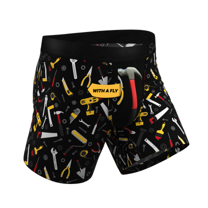 The Tool Belt | Hammer and Tools Ball Hammock® Pouch Underwear With Fly Shinesty, Inc