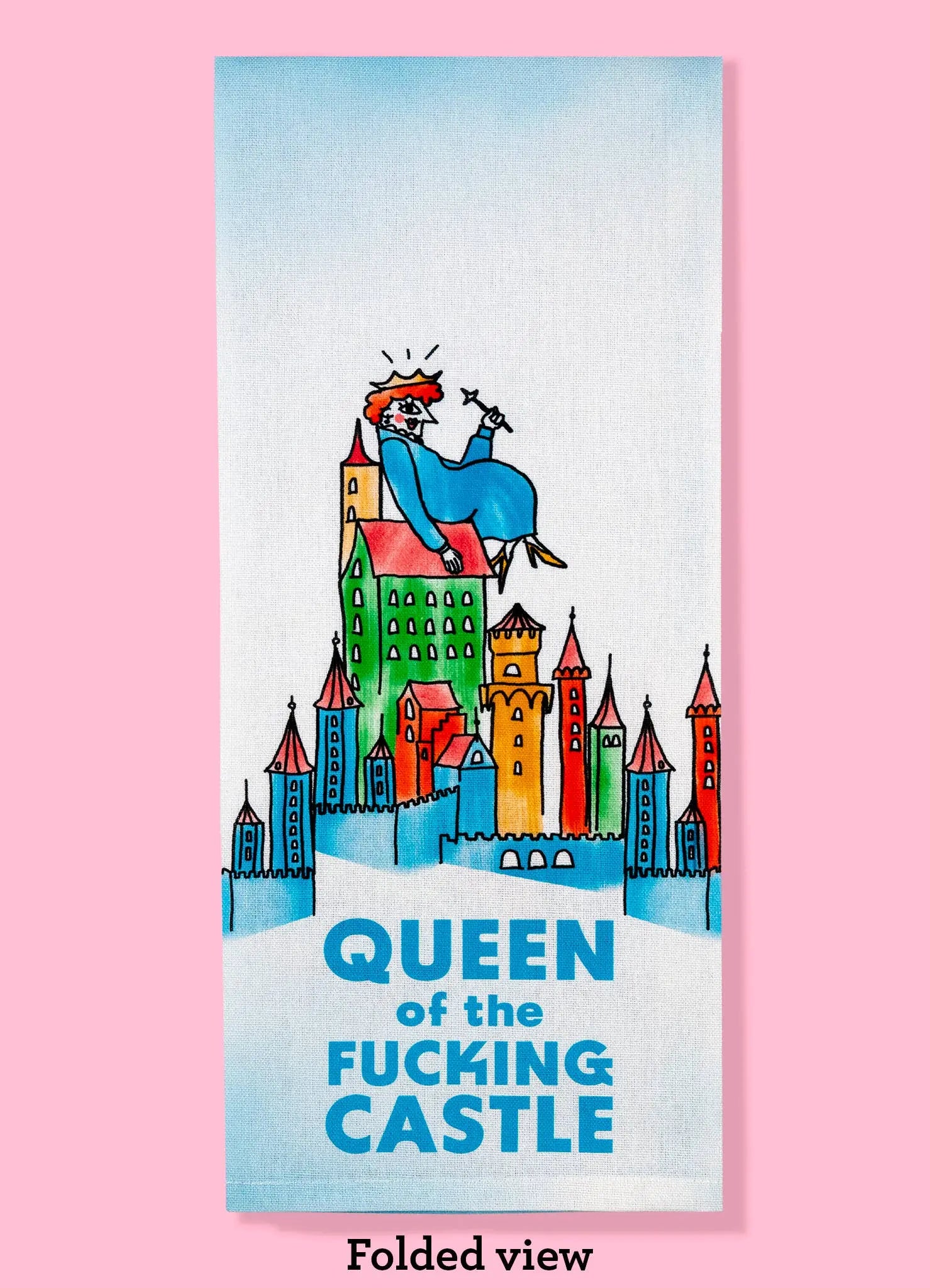Queen of the Fucking Castle - All over print Bad Grandma Designs