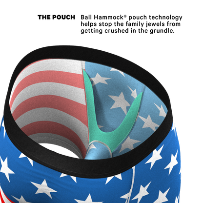 The Mascot | American Flag Ball Hammock® Pouch Underwear Shinesty, Inc
