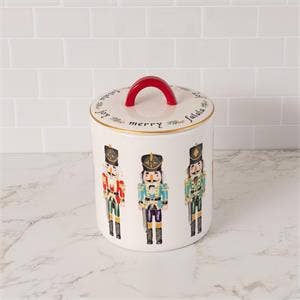 Nutcracker Canister (PC) Audrey's Home & Gift