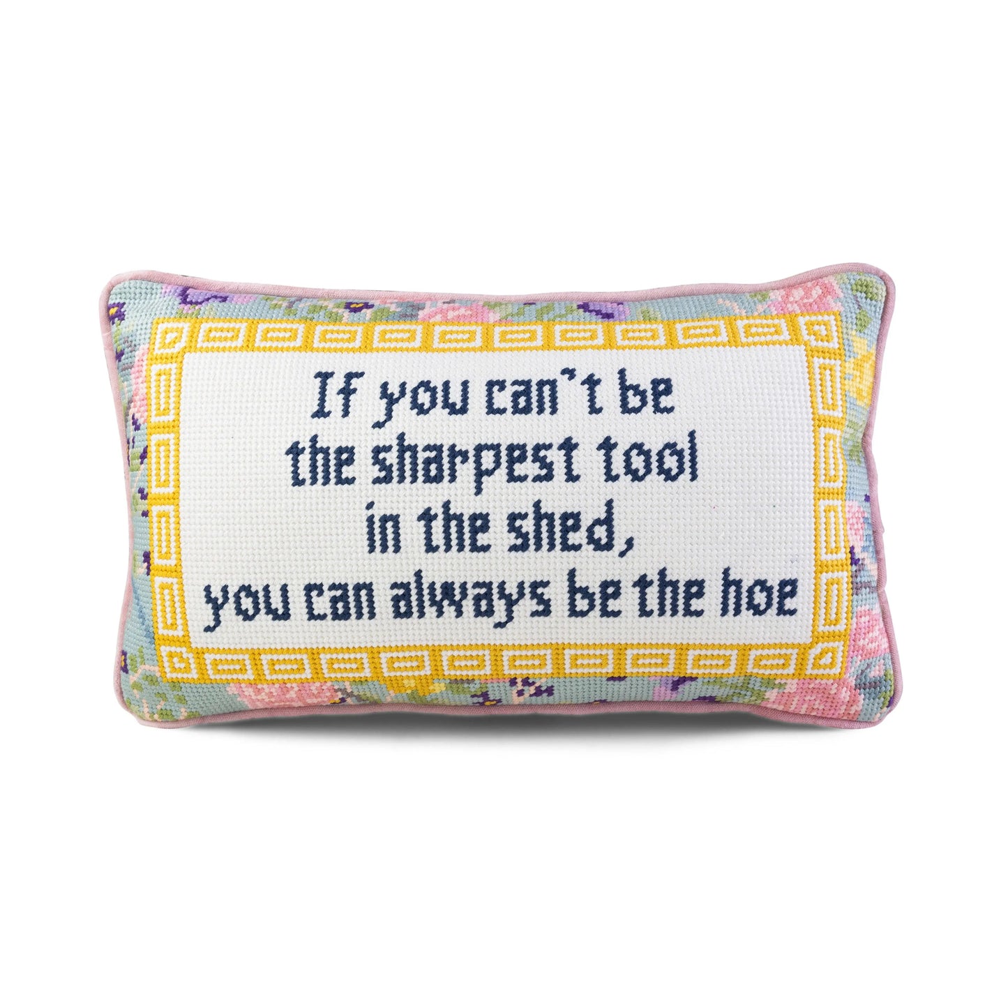 Sharpest Tool Needlepoint Pillow Furbish Studio