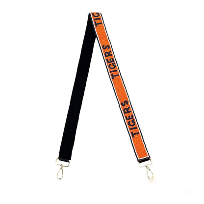 Game Day Beaded Straps : Purple tiger Queens Designs