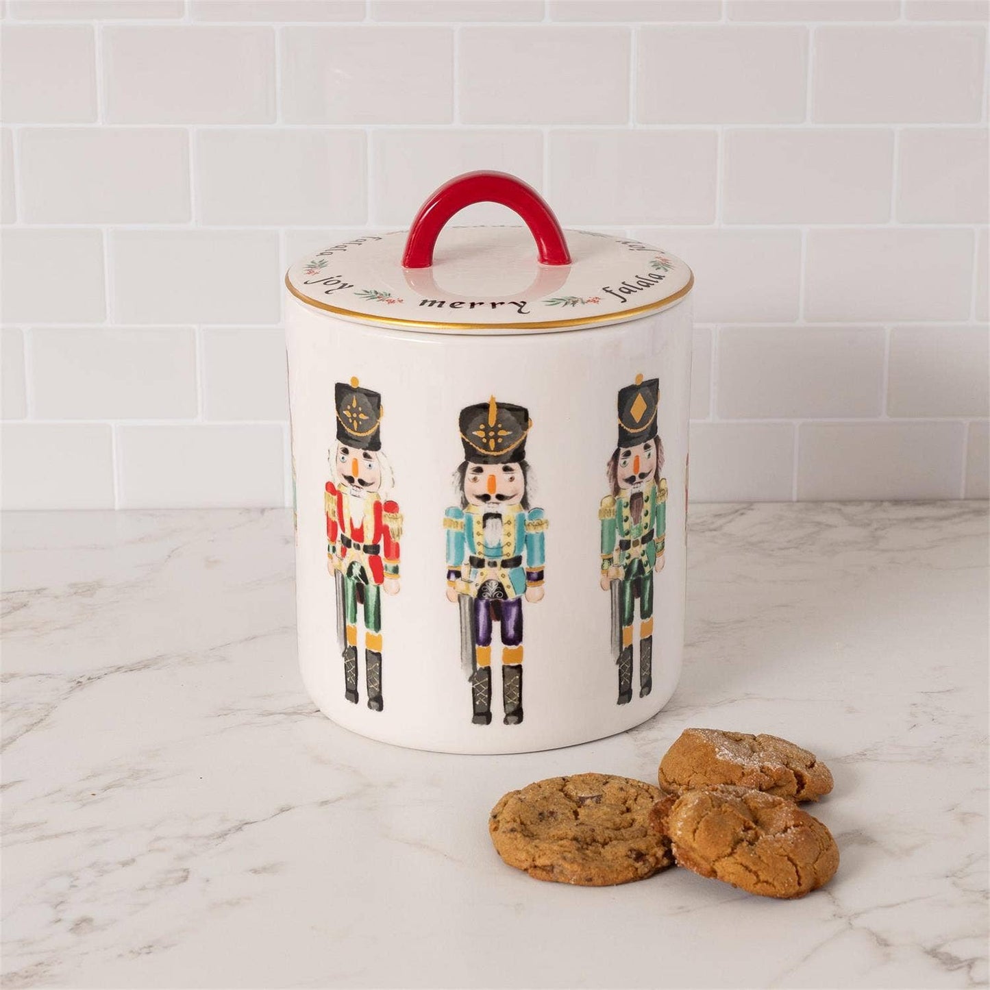 Nutcracker Canister (PC) Audrey's Home & Gift