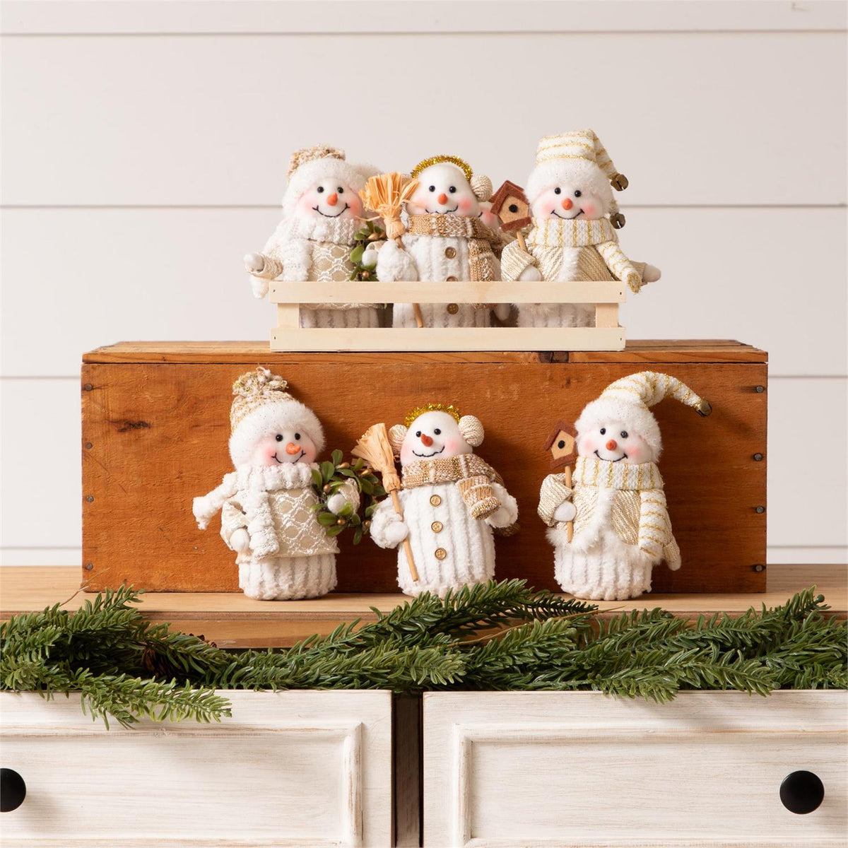White Snowmen