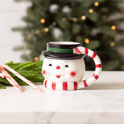 Vintage Snowman Mug (Pk/04) Audrey's Home & Gift
