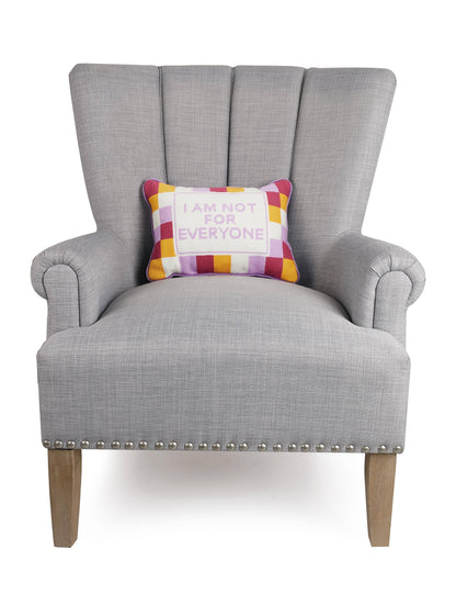 Not For Everyone Embroidered Pillow Peking Handicraft