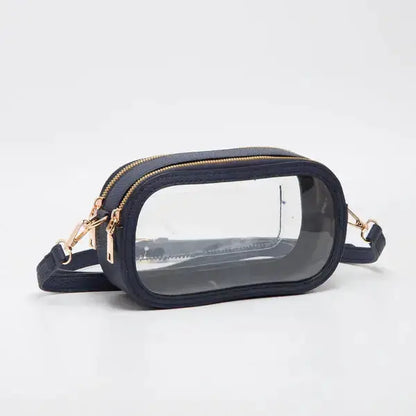 Game Day Stadium Clear Oval Crossbody Bags Queens Designs