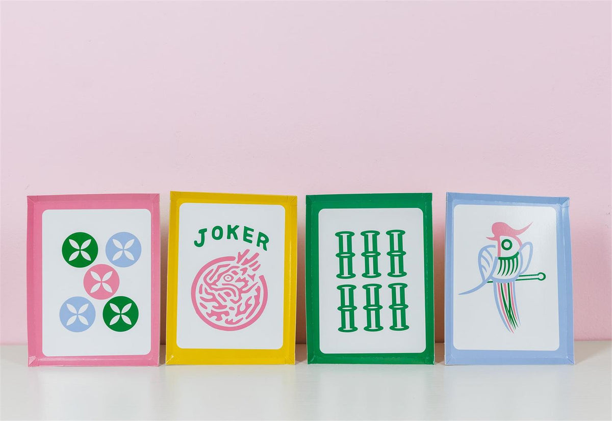 Paper Plates - Mahjong Tiles - 8 Count