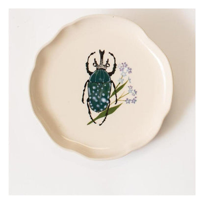 Plate – Botanical Beetles, Small – Style 3
