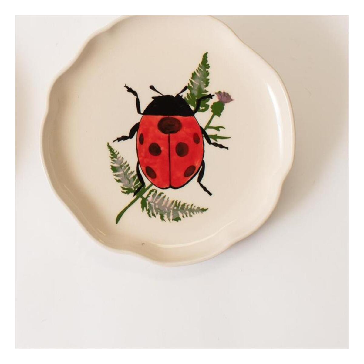Plate – Botanical Beetles, Small – Style 4
