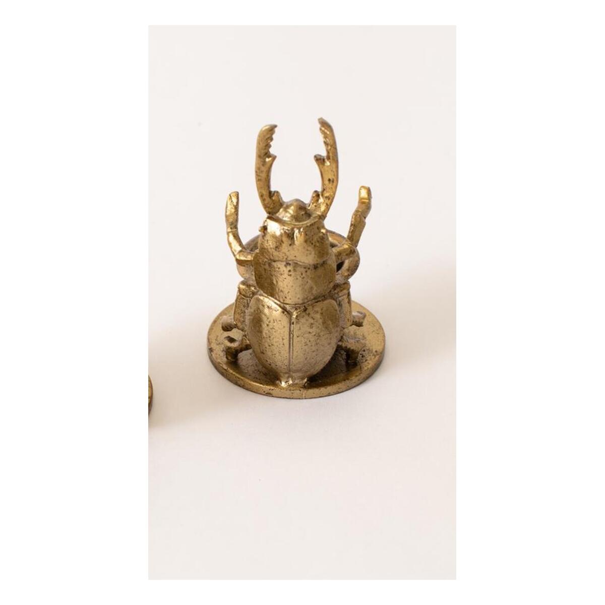 Candle Holders – Short Golden Bugs – Style 2