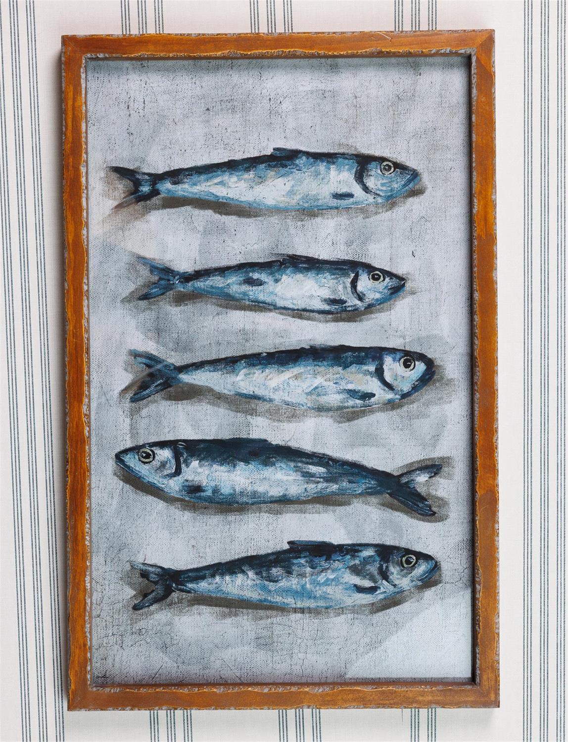 Framed Print - Sea La Vie Sardine Art