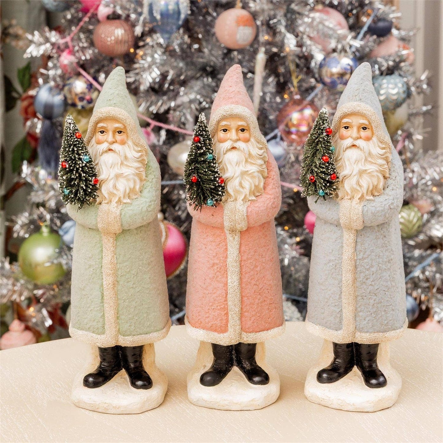 Pastel Belsnickel Santa (Pk/03 Ast) Audrey's Home & Gift