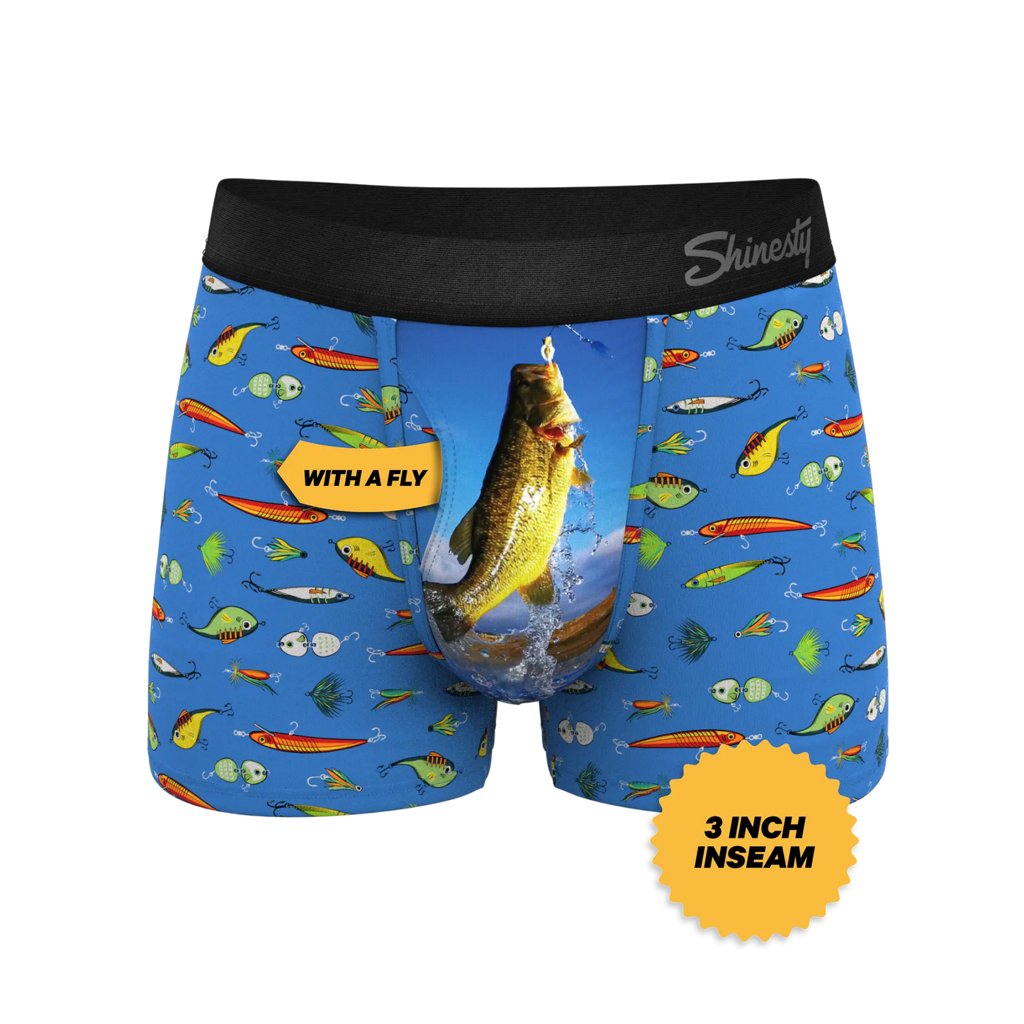 The Bait and Tackle | Bass Ball Hammock® Pouch Underwear with Fly Shinesty, Inc
