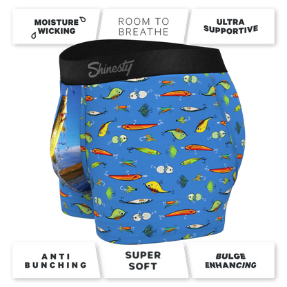 The Bait and Tackle | Bass Ball Hammock® Pouch Underwear with Fly Shinesty, Inc