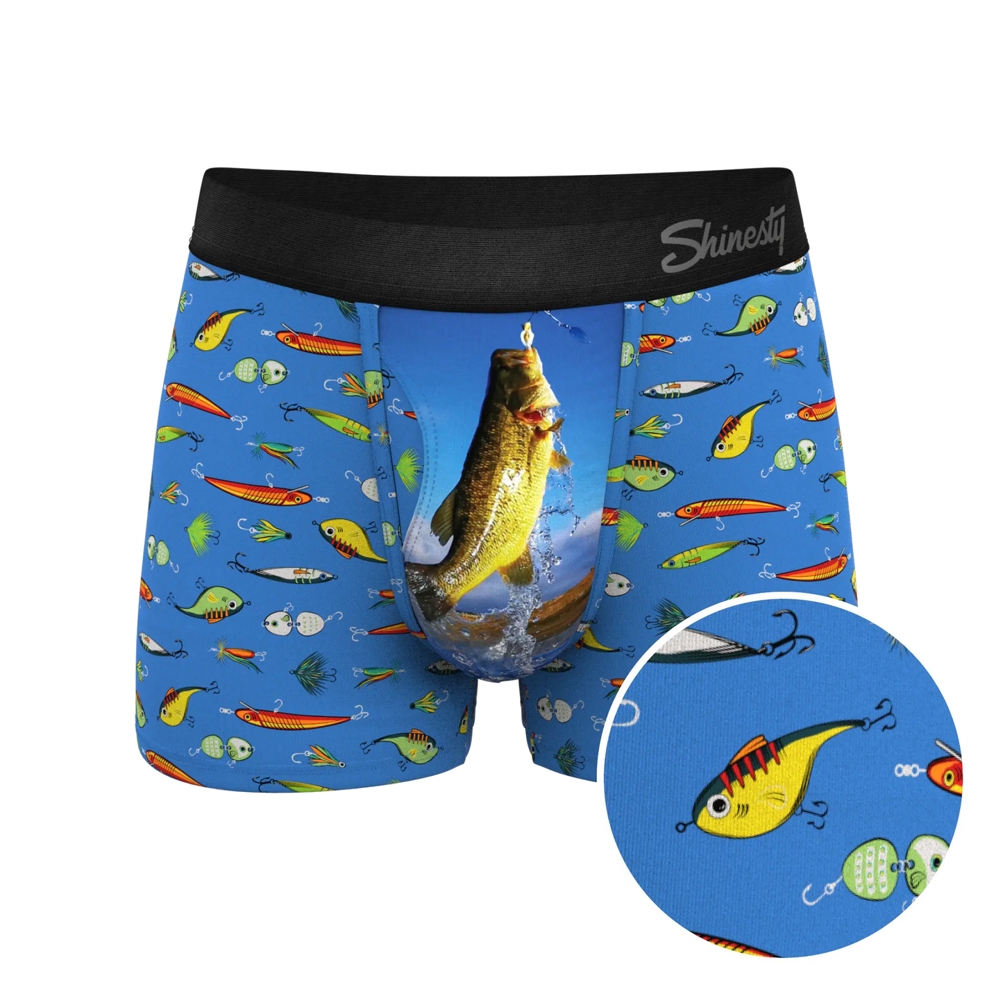 The Bait and Tackle | Bass Ball Hammock® Pouch Underwear with Fly Shinesty, Inc