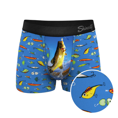 The Bait and Tackle | Bass Ball Hammock® Pouch Underwear with Fly Shinesty, Inc