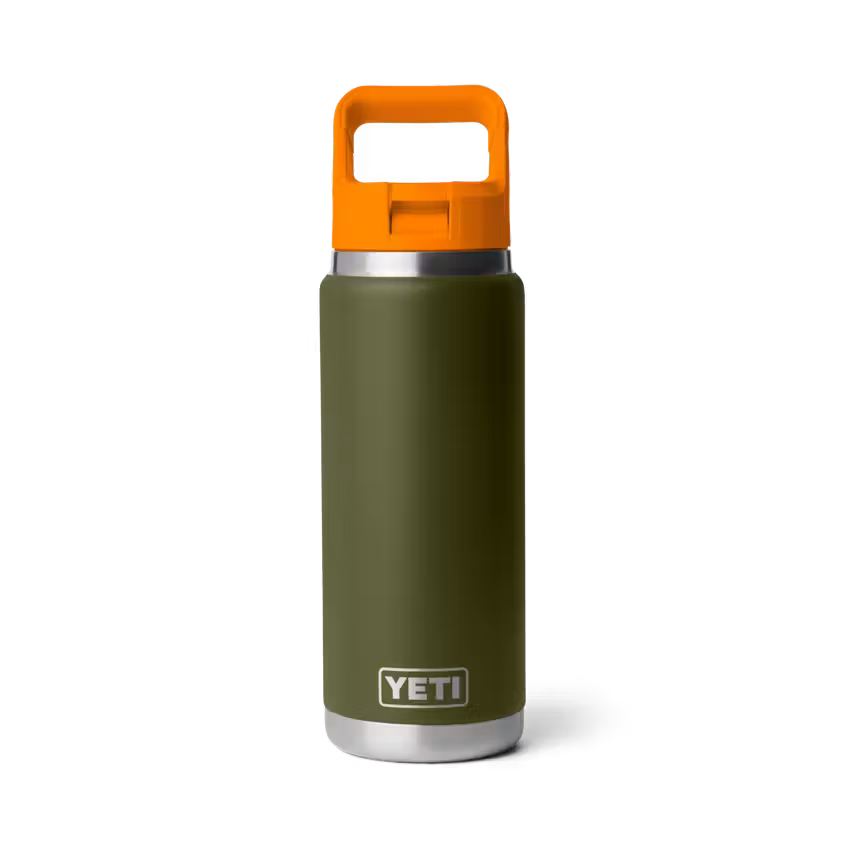 RAMBLER® 26 OZ WATER BOTTLE  WITH COLOR-BLOCKED STRAW CAP Carson's She Shed