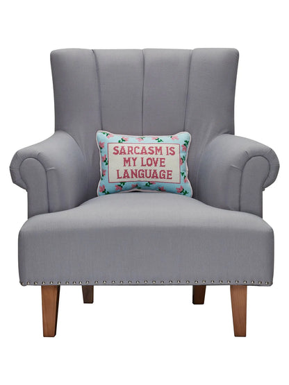 Sarcasm's My Love  Embroidered Pillow Peking Handicraft
