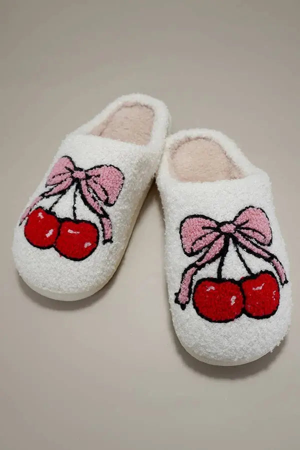 SOFT PLUSH MUSHROOM HEART RAINBOW WARM SLIPPERS | 40SP014 JOSSLYN by wall to wall