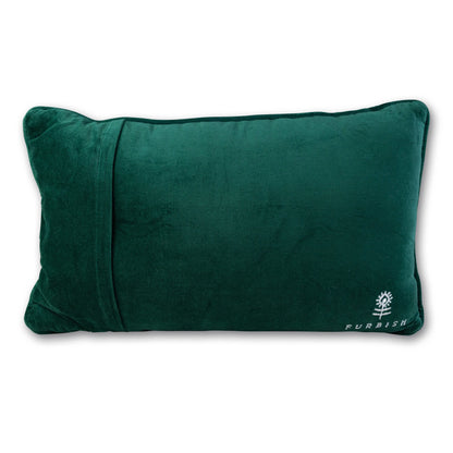 Caviar and Cash Needlepoint Pillow Furbish Studio