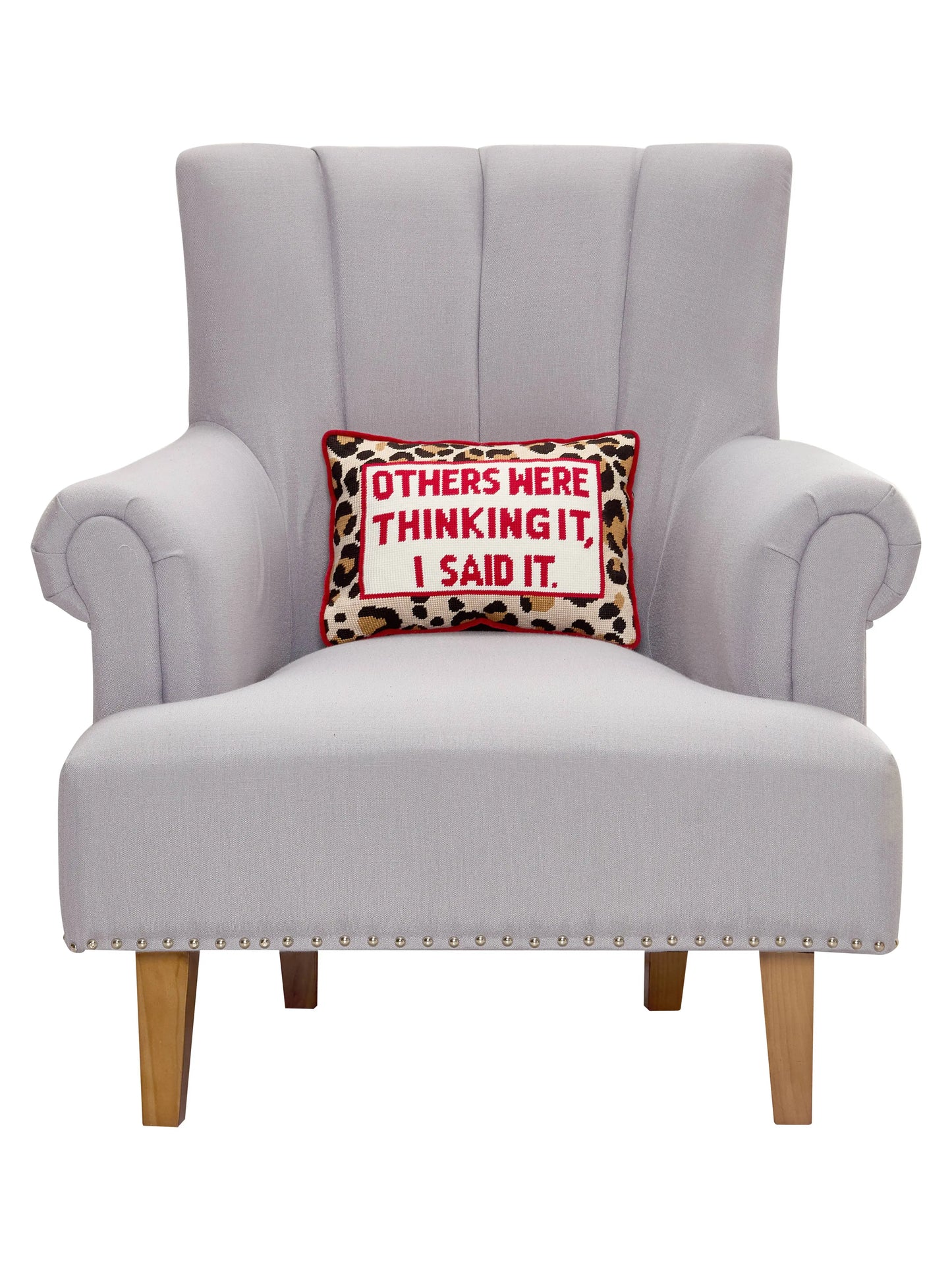 Others Were Thinking It Embroidered Pillow Peking Handicraft