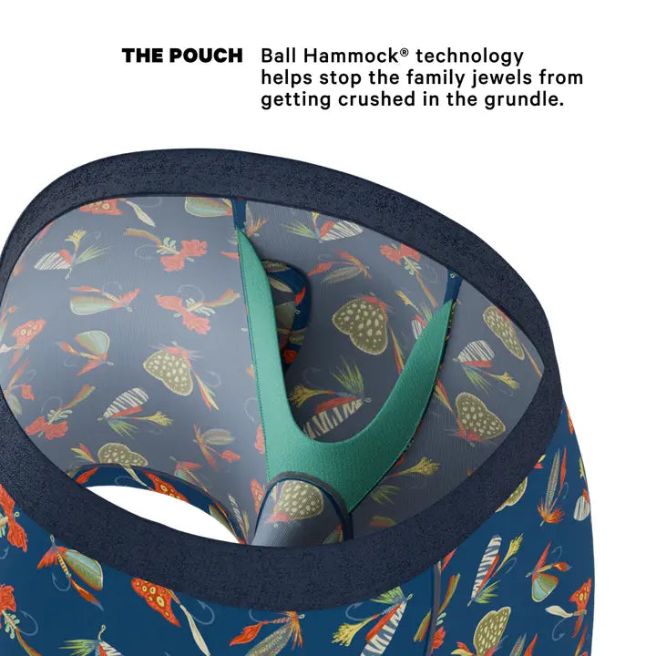 The Dry Fly | Fly Fishing Ball Hammock® Pouch Underwear with Fly Shinesty, Inc