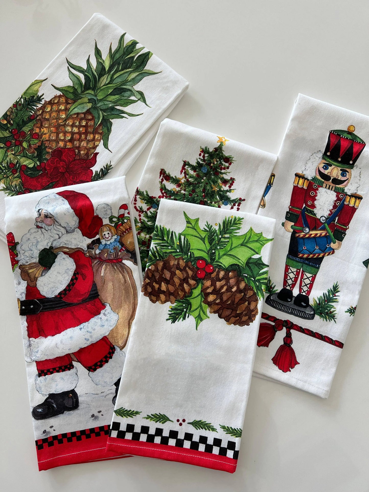 Nutcracker Melody Kitchen Towel - Sally Eckman Roberts Peking Handicraft
